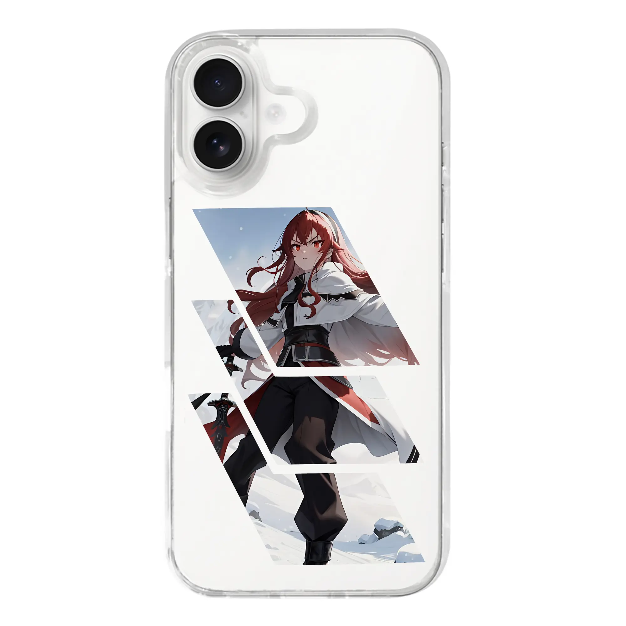 無職転生 グッズ,エリス・ボレアス・グレイラット - iPhone 17シリーズ 透明スマホケース – 薄型・耐衝撃・精密フィット保護カバー